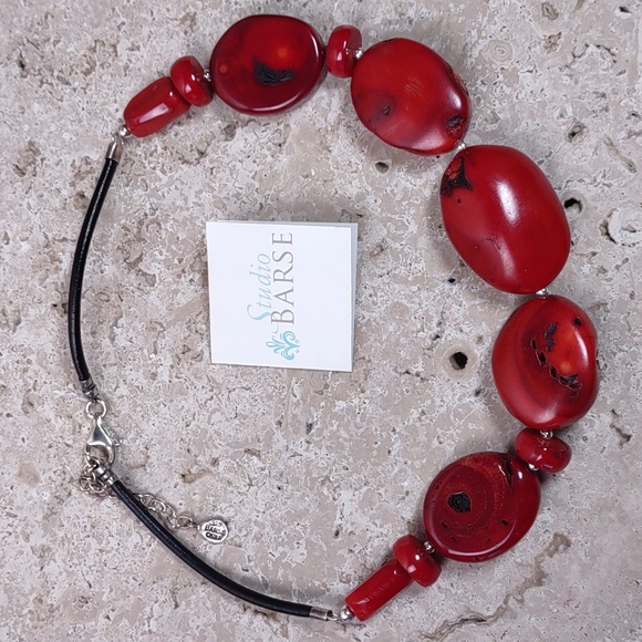 Studio Barse Chunky Coral Necklace - Picture 5 of 6
